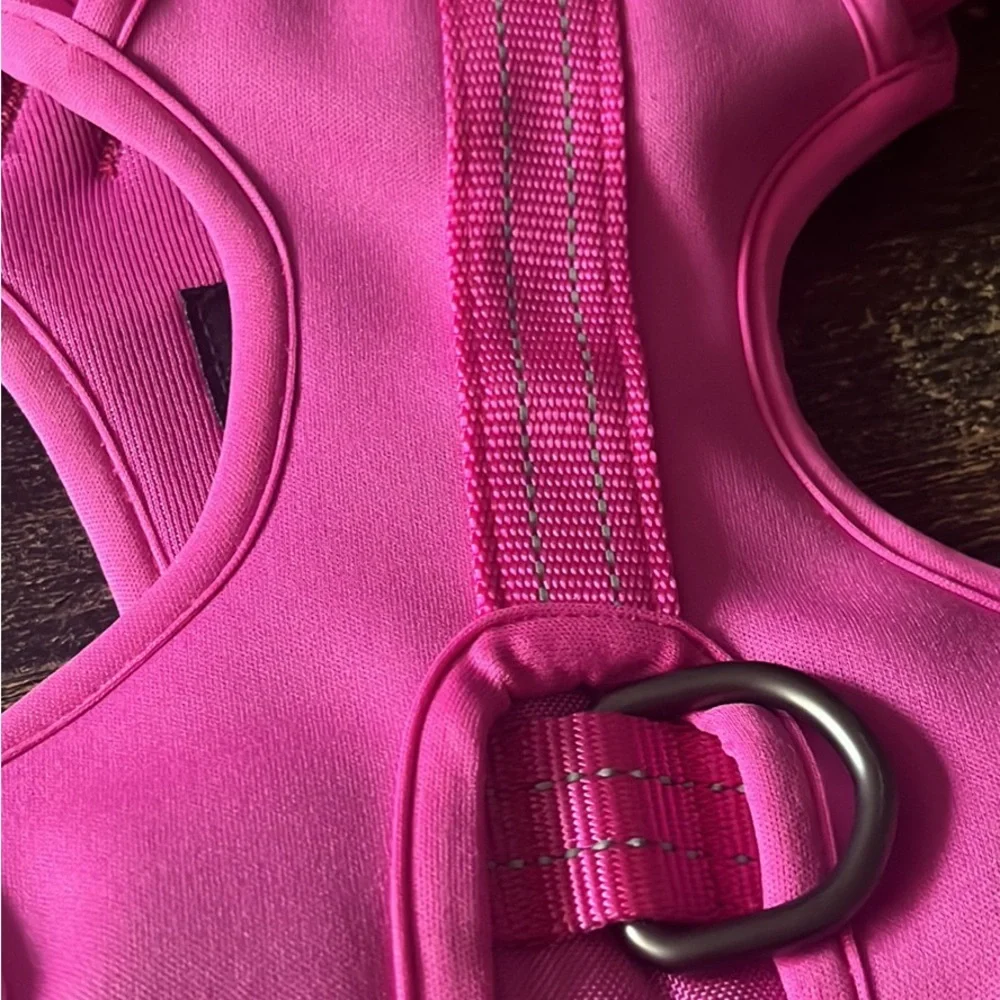 Boots & Barkley pink dog large harness